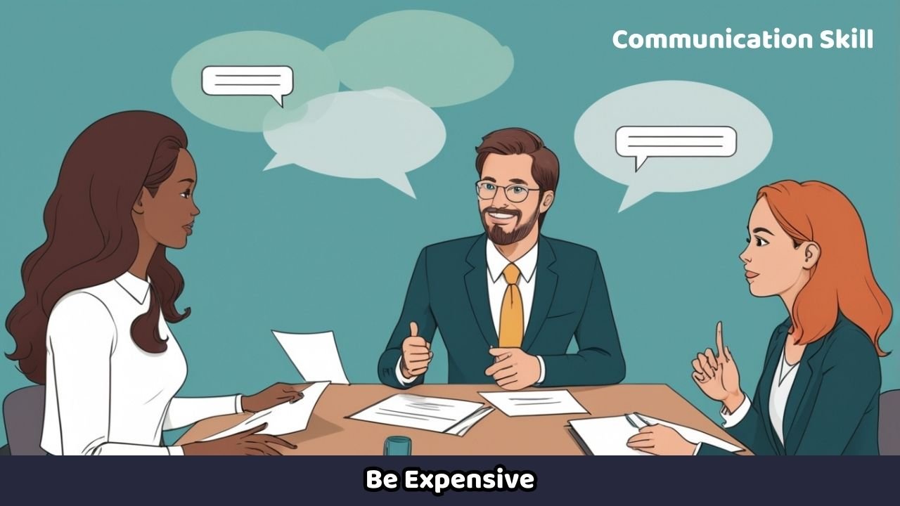 Communication Skill - Be Expensive